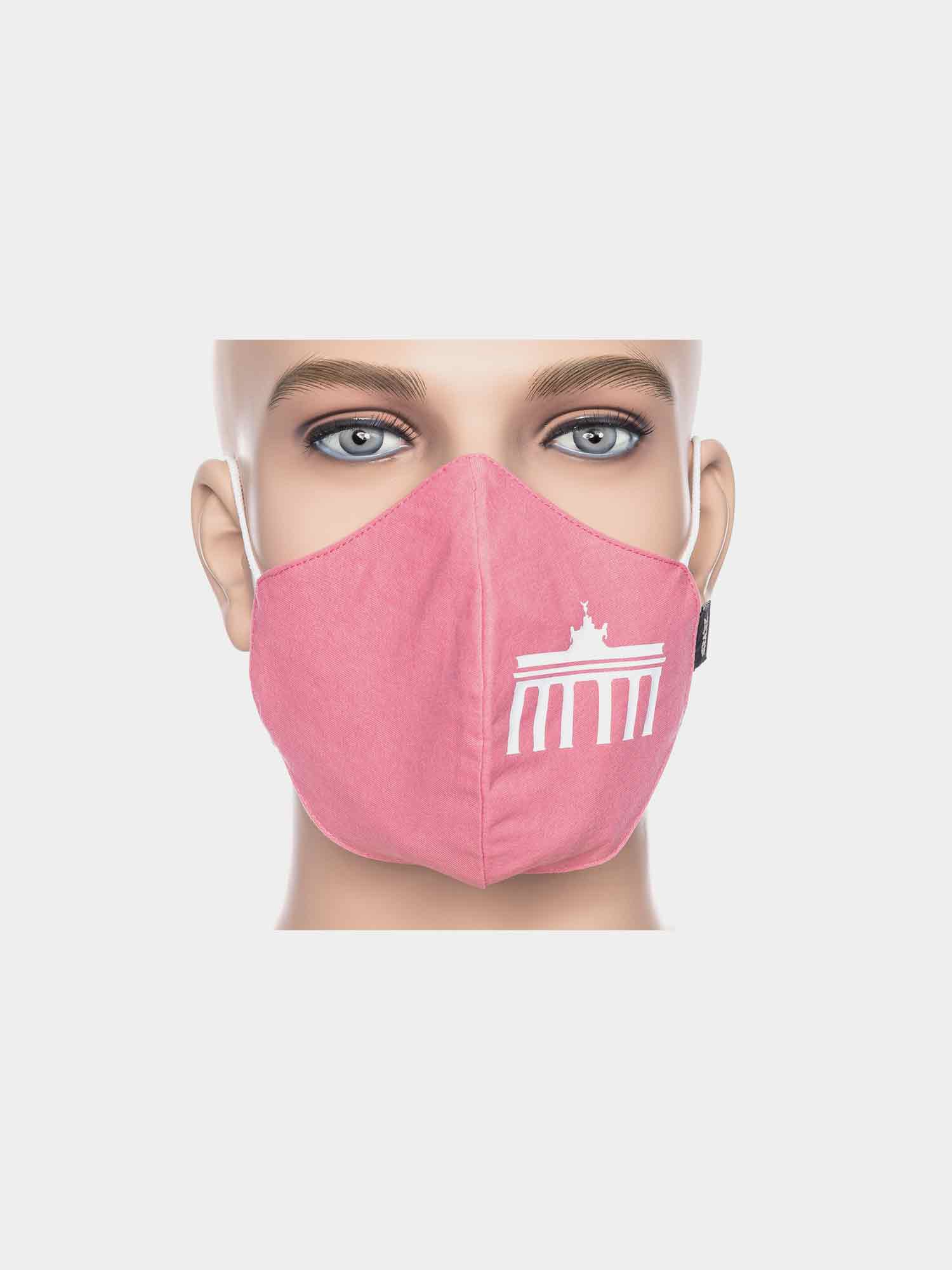 ATO Maske Brandenburger Tor pink/weiß