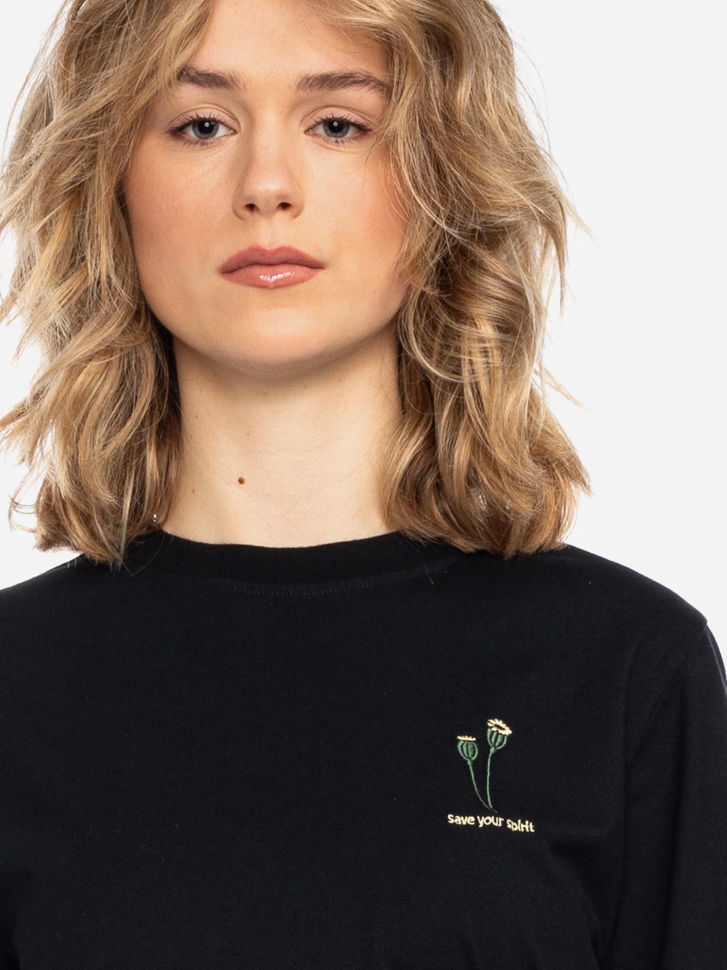 T-Shirt Maja Poppy 2 GOTS OC BLK Größe: XS Farbe: BLK