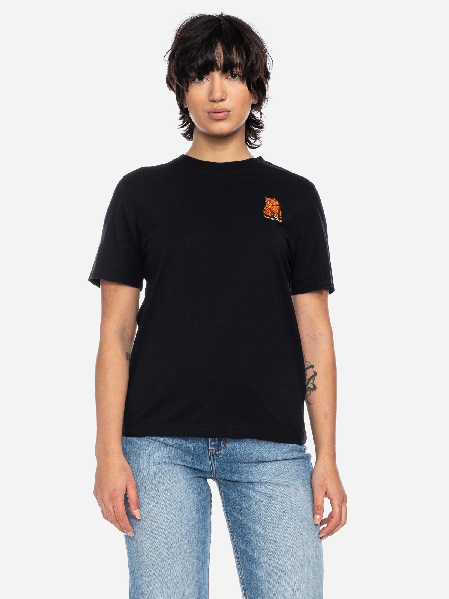 T-Shirt Maja Transgrumpy GOTS OC BLK Größe: XS Farbe: BLK