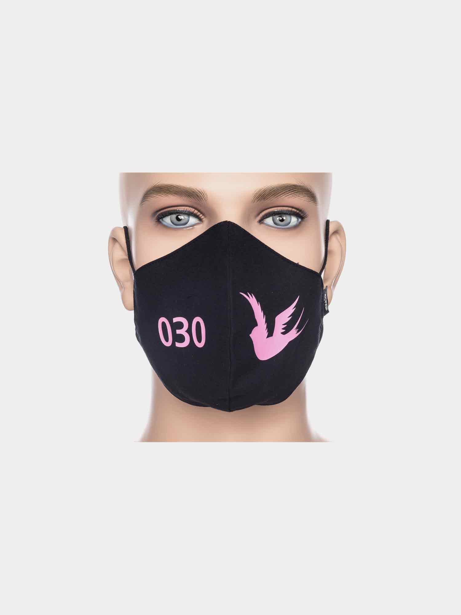 ATO Maske 030 Schwalbe schwarz/pink