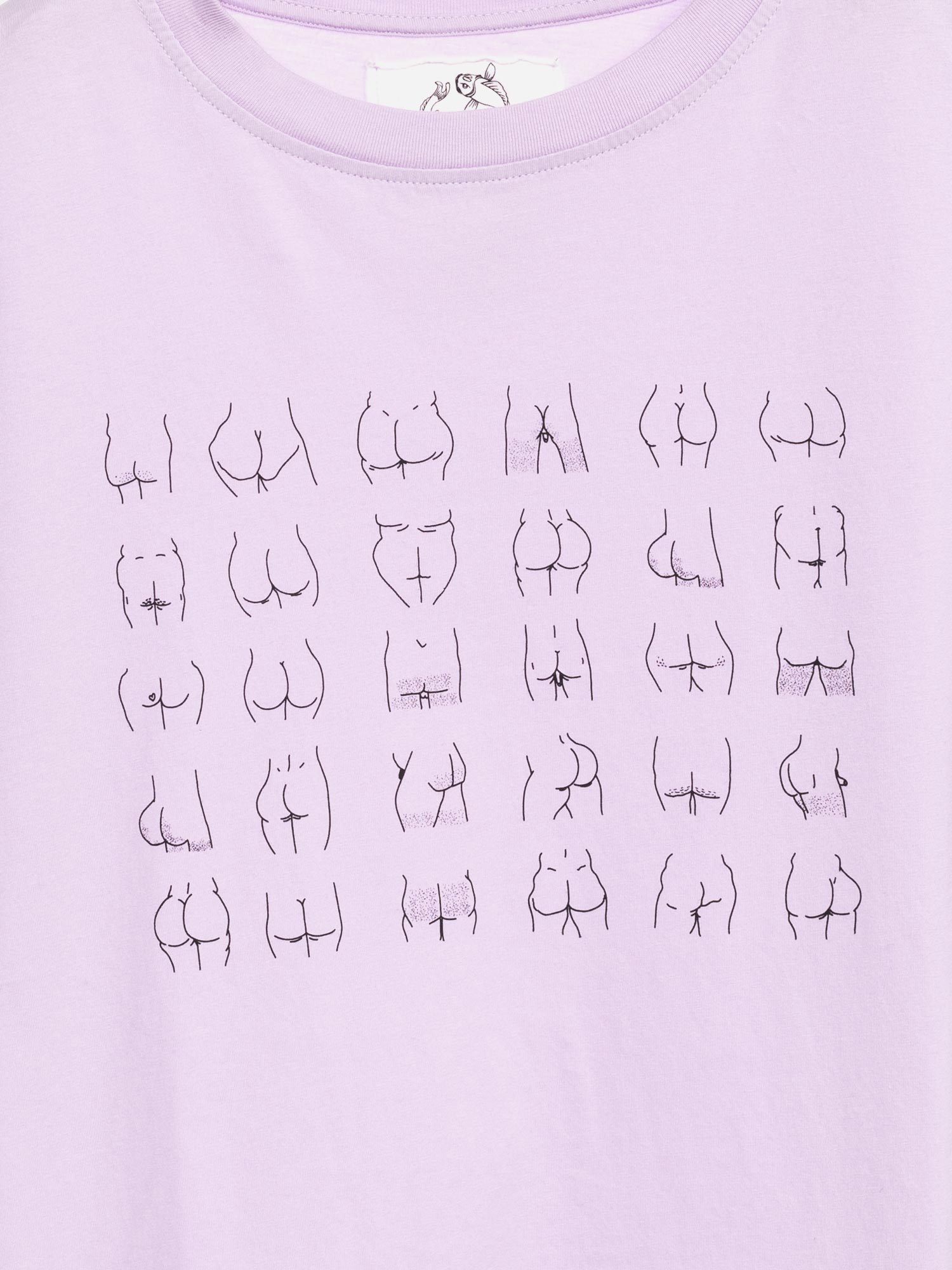 T-Shirt Maja GOTS Butts Line PLILA Größe: XS Farbe: PLILA